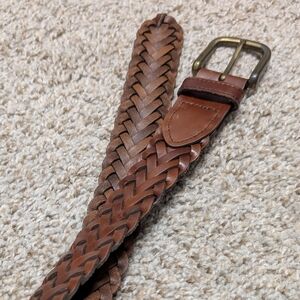 Braided Leather Belt